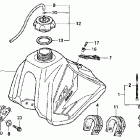 XR250R Топливный бак