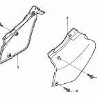 XR250R Боковая панель