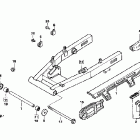 NSR50R Swingarm @ chain case