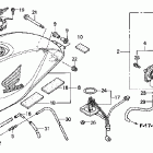 CB600F Топливный бак