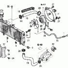 CB600F Радиатор