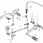 CB600F Тормозная педаль