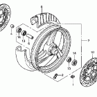 CB600F Переднее колесо