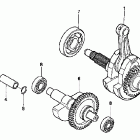 XR250R Коленвал