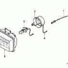 XR250R Headlight unit