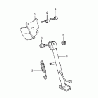 CB50R Подножка