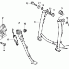 VFR800 Подножка