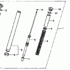 CB900F Front fork ('02-'03)