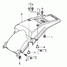 XR250R Заднее крыло