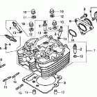 XR400R Головка цилиндра