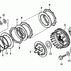VT750CDA Сцепление