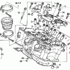 VFR800 Головка цилиндров задняя