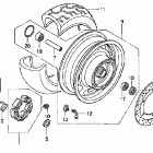 GL1500CD Заднее колесо