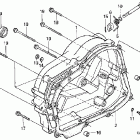 XR80R Крышка картера правая