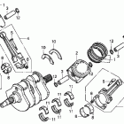 ST1100P Коленвал,поршни