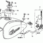 GL1500CD Топливный бак