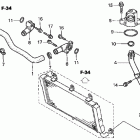 ST1100P Патрубки охлаждения