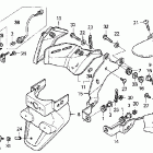 CBR600RR Rear fender ('03-'04)