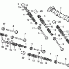VFR800 Распредвал и клапана передний