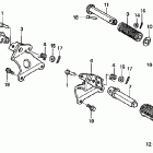 VF750C Подножки
