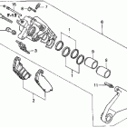 ST1100P Задний суппорт тормозной