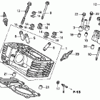 VT600CD Головка цилиндров задняя