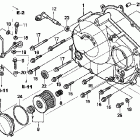 XR250R Крышка картера правая