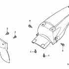 XR100R Заднее крыло