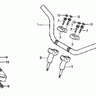 VF750C Руль и панель переднего номера