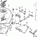 VFR800 Топливный бак