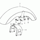 VT750CDA Переднее крыло