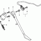 VT750CDA Подножка