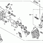 GL1800A Правый передний тормозной суппорт (gl1800a)