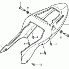 CBR600F4 Задний обтекатель