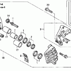 VFR800 Передний тормоз правый