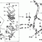 GL1500CD Главный тормозной цилиндр - передний
