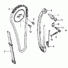 XR80R Цепь ГРМ