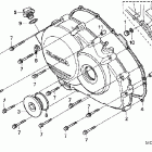 VFR800 Крышка картера правая