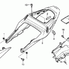 CBR600RR Rear cowl ('03-'04)