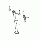 XR100R Подножка