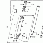 VFR800 Передняя вилка