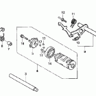 VT600CD Вилка переключения передач