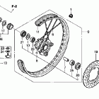 XR250R Переднее колесо