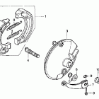XR80R Передний тормоз