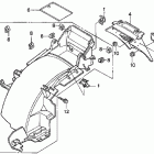 ST1100P Заднее крыло