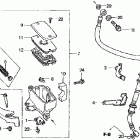 VT750CDA Главный тормозной цилиндр - передний