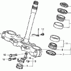 XR250R Траверса нижняя