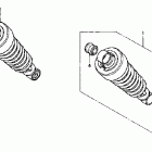 VF750C Задний амортизатор
