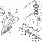 XR100R Топливный бак