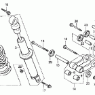 XR100R Задний амортизатор
